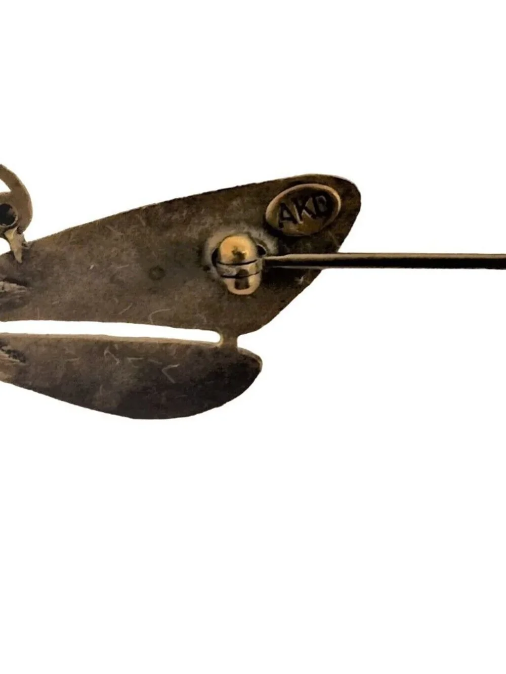 Dragonfly Brooch Pin Vintage Glass Works Studio Enamel Swarovski Anne Koplik